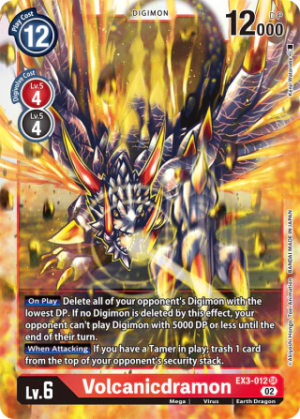 Volcanicdramon EX3-012 - Draconic Roar - Super Rare