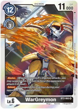 WarGreymon - (Classic Collection) - BT2-065 SR