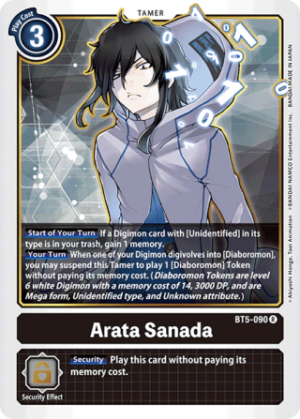 Arata Sanada - Battle Of Omni - BT5-090 R