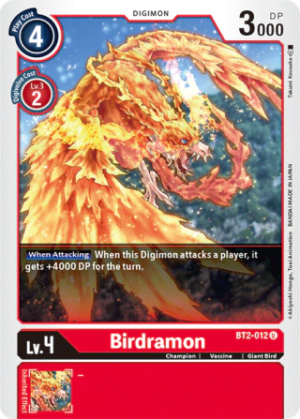 Birdramon - BT2-012 - Release Special Booster - BT2-012 U