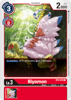 Biyomon - BT2-010 - Release Special Booster - BT2-010 C