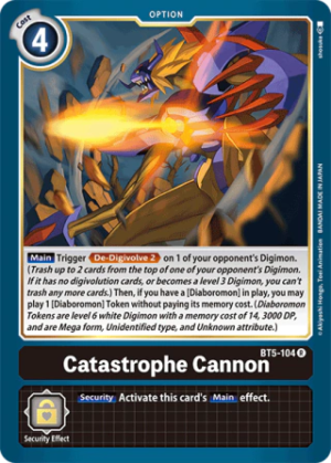 Catastrophe Cannon - Battle Of Omni - BT5-104 R