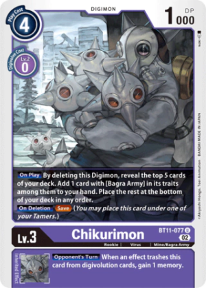 Chikurimon BT11-077 - Dimensional Phase - Uncommon