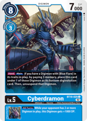 Cyberdramon - XROS Encounter - BT10-025 Common