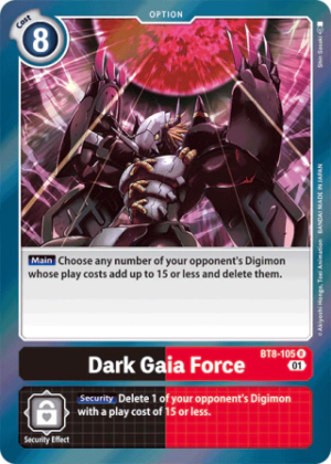 Dark Gaia Force - New Awakening - BT8-105 R