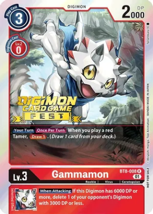 Gammamon (Digimon Card Game Fest 2022) - Release Special Booster (BT01-03)