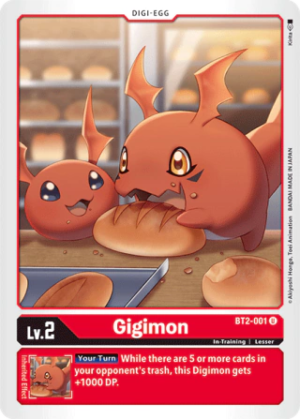 Gigimon - Release Special Booster - BT2-001 U