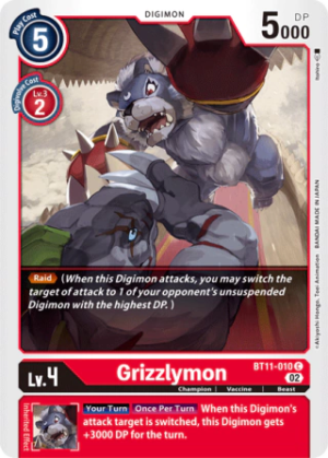 Grizzlymon BT11-010 - Dimensional Phase - Common