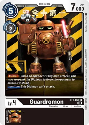 Guardromon (Winner Pack Double Diamond) - Release Special Booster (BT2-058 C)
