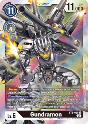 Gundramon - Double Diamond - BT6-065 R