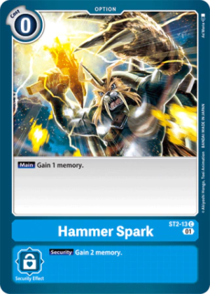 Hammer Spark (Alternate Art) - ST2-13 - Common