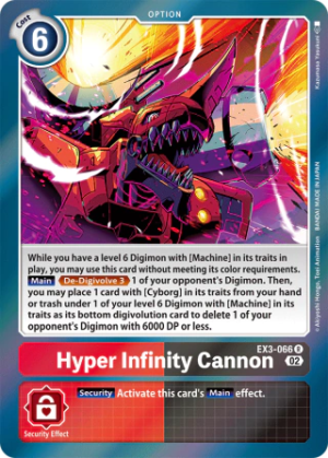 Hyper Infinity Cannon EX3-066 - Draconic Roar - Rare