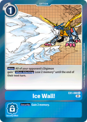 Ice Wall! - Classic Collection - EX1-068 R
