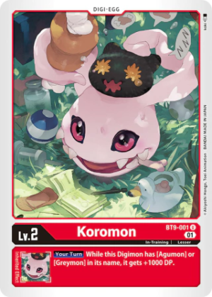 Koromon - X Record - BT9-001 U
