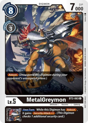 MetalGreymon - BT2-063 (Official Tournament Pack Vol.3) - Release Special Booster