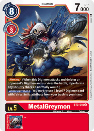 MetalGreymon - BT3-015 - Release Special Booster - BT3-015 R