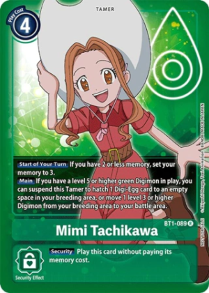 Mimi Tachikawa - BT1-089 (Official Tournament Pack Vol.3) - Release Special Booster