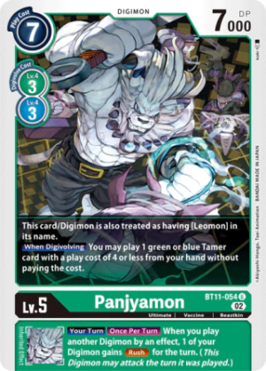 Panjyamon BT11-054 - Dimensional Phase - Uncommon