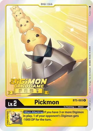 Pickmon (Digimon Card Game Fest 2022) - Battle of Omni (BT05)