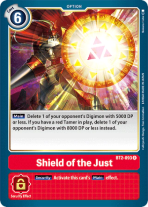 Shield Of The Just - Release Special Booster - BT2-093 R