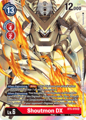Shoutmon DX - Battle Of Omni - BT5-019 SR