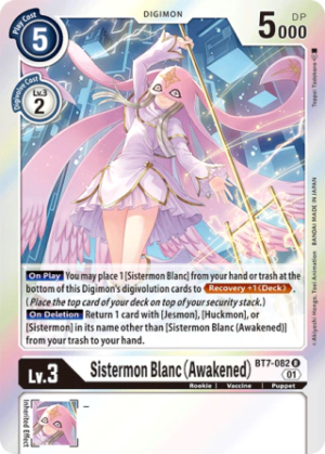 Sistermon Blanc (Awakened) - Next Adventure - BT7-082 R