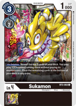 Sukamon - Release Special Booster - BT3-063 C