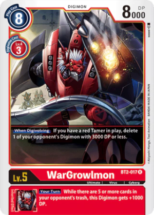 WarGrowlmon - Release Special Booster - BT2-017 R
