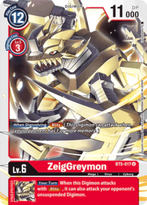 ZeigGreymon - Battle Of Omni - BT5-017 U