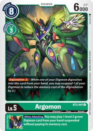 Argomon - BT2-047 C - Official Tournament Pack Vol. 2 Promo