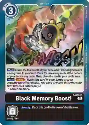Black Memory Boost! - Digimon Promotion Cards (D-PR)