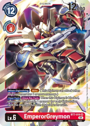 EmperorGreymon - Next Adventure (BT07-016 SR)