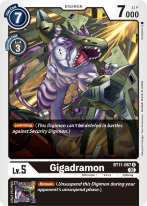 Gigadramon BT11-067 - Dimensional Phase - Uncommon