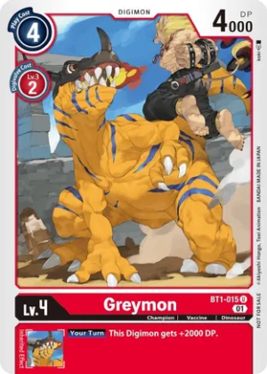 Greymon - BT1-015 (Tamer Party Vol. 3 Promo) - Release Special Booster (BT01-03)