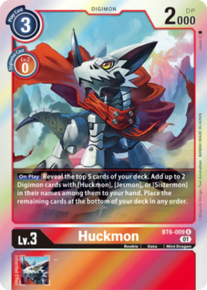 Huckmon - Double Diamond - BT6-009 R