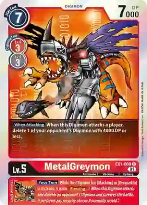 MetalGreymon - Classic Collection (EX1-008 R)