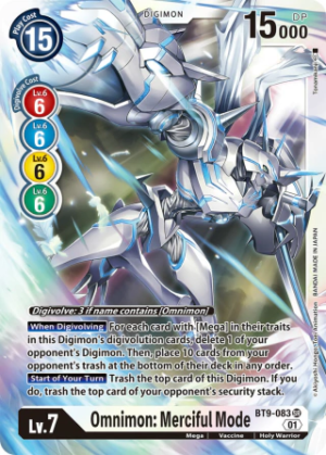 Omnimon: Merciful Mode - X Record - BT9-083 SR