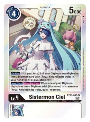 Sistermon Ciel - XROS Encounter - BT10-085 Rare