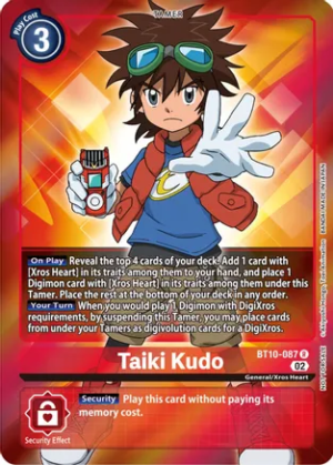 Taiki Kudo (Box Topper) - Xros Encounter (BT10)