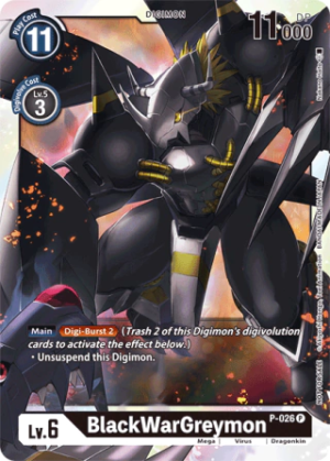 BlackWarGreymon - P-026 - Foil Dash Pack Promo