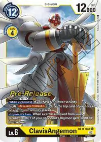 ClavisAngemon - Uncommon - BT11-045 U - Dimensional Phase Pre-Release Cards