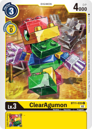 ClearAgumon BT11-035 - Dimensional Phase - Common - Foil
