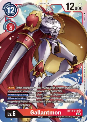 Gallantmon - BT12-018 - Across Time - Super Rare