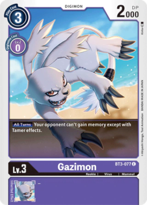 Gazimon - Release Special Booster - BT3-077 C