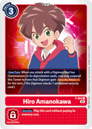 Hiro Amanokawa (Official Tournament Pack Vol.5) - Digimon Promotion Cards (D-PR)