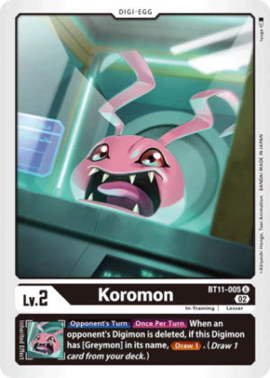 Koromon BT11-005 - Dimensional Phase - Uncommon