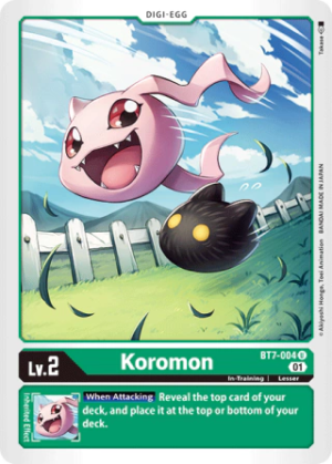 Koromon - Next Adventure - BT7-004 U