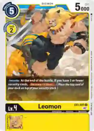 Leomon (X Record Pre-Release Tournament) - X Record Pre-Release Cards (BT09_PR)