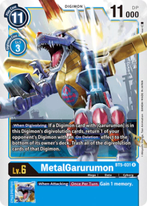 MetalGarurumon - BT5-031 - Battle Of Omni - BT5-031 R