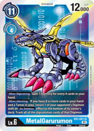 MetalGarurumon - Classic Collection - EX1-021 SR